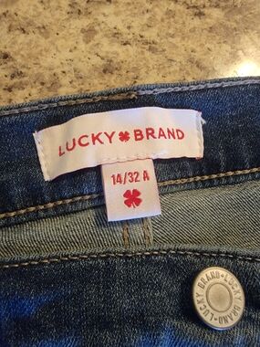 Lucky Brand Women's Dark Blue Denim Jeans - 14/32